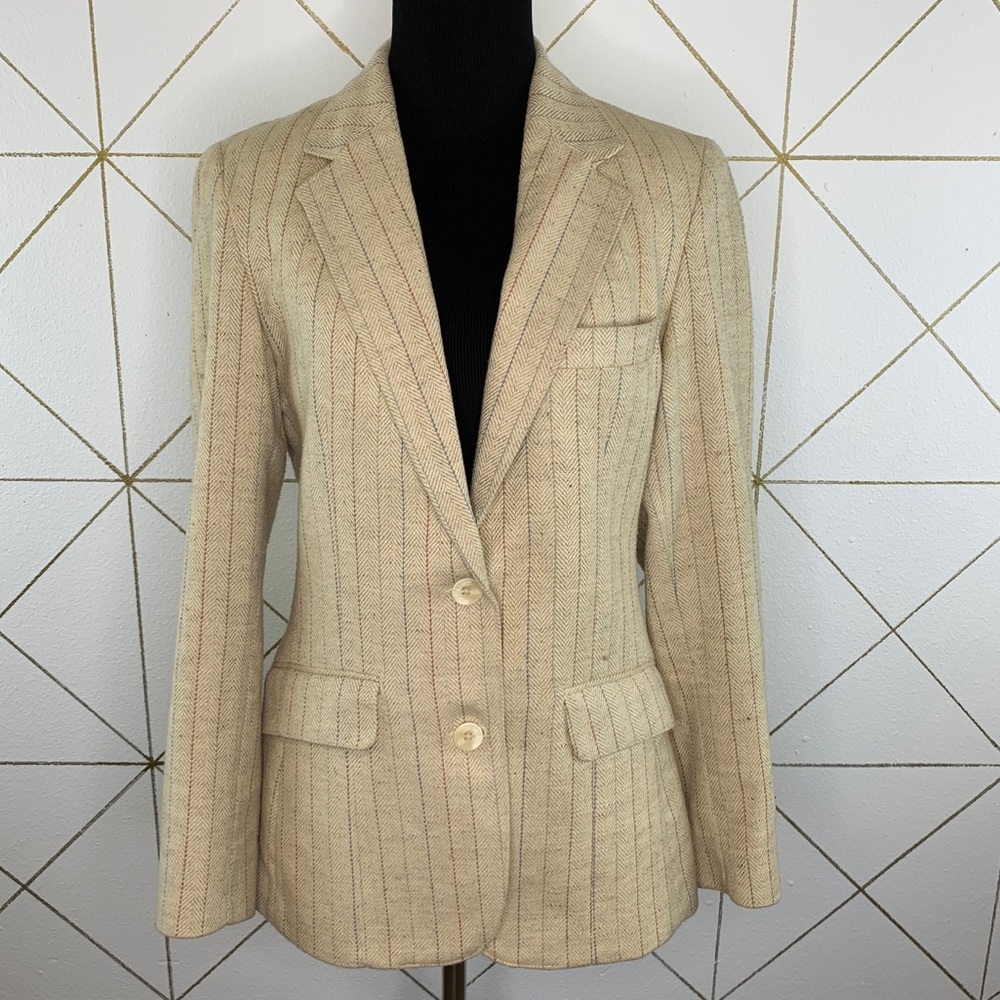 Andrea York by Farah Tweed Blazer Academia Preppy